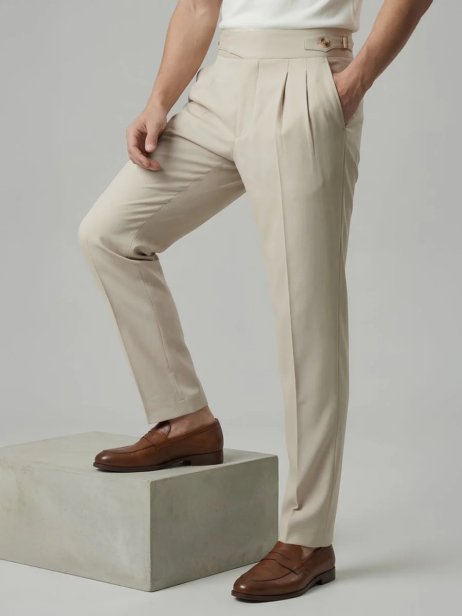 Beige Gurkha Pants - Image 4