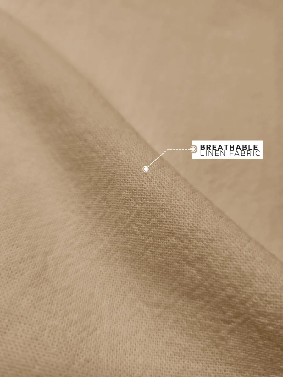 Beige Linen Pant - Image 3