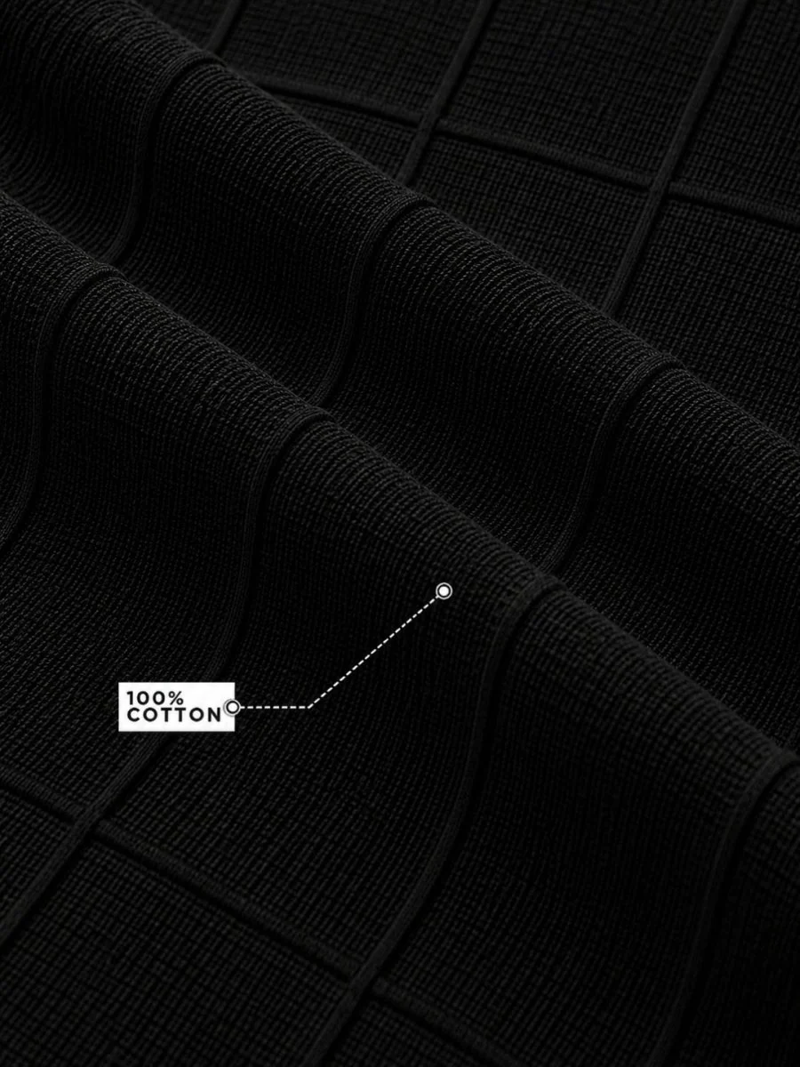 Black Cotton Shirt - Image 3