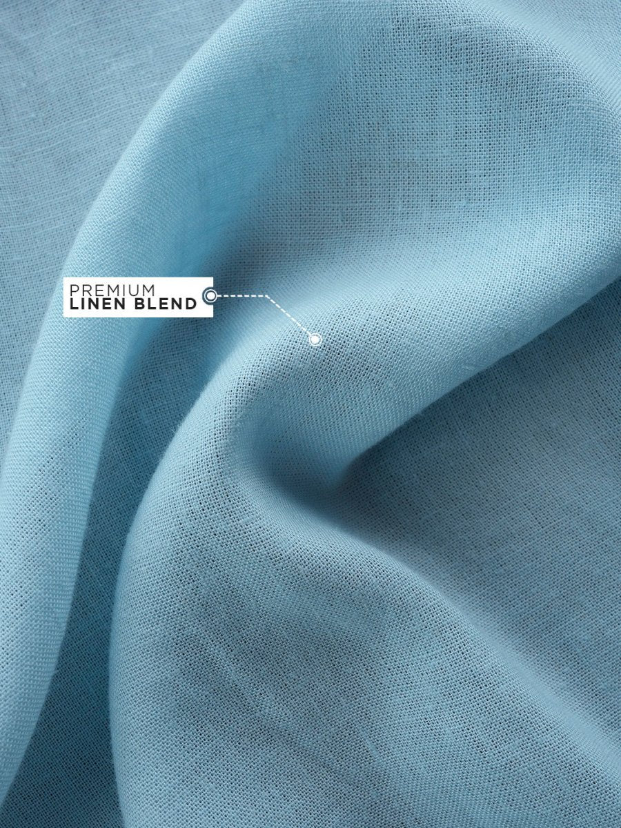 Blue Linen Shirt - Image 2
