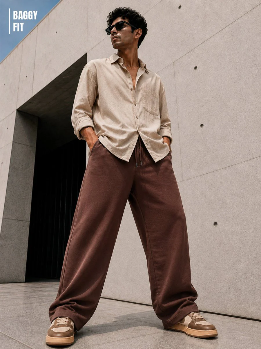 Brown Korean Jogger - Image 8
