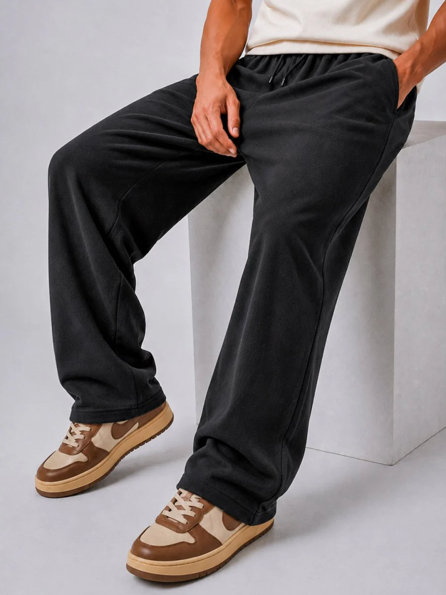 Charcoal Grey Korean Jogger - Image 5