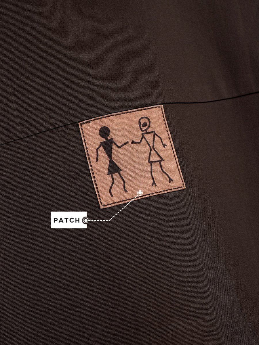 Cosmic Visitors Warli Embroidered - Image 5