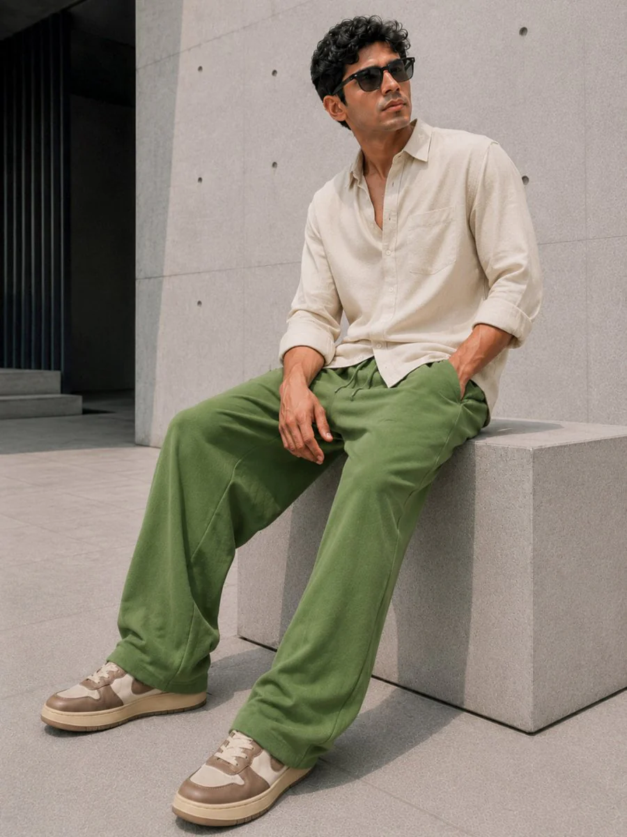 Green Korean Jogger - Image 7