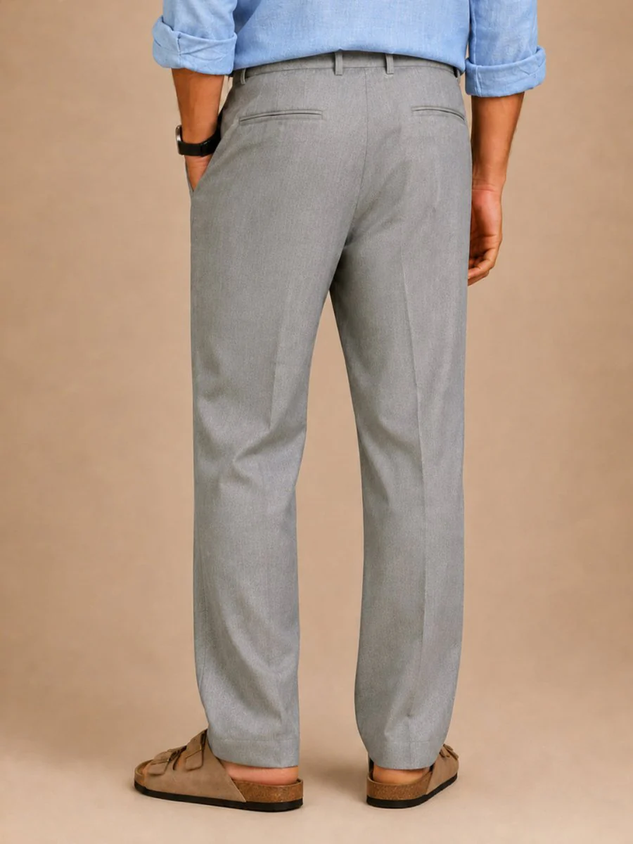 Grey Linen Pant - Image 4