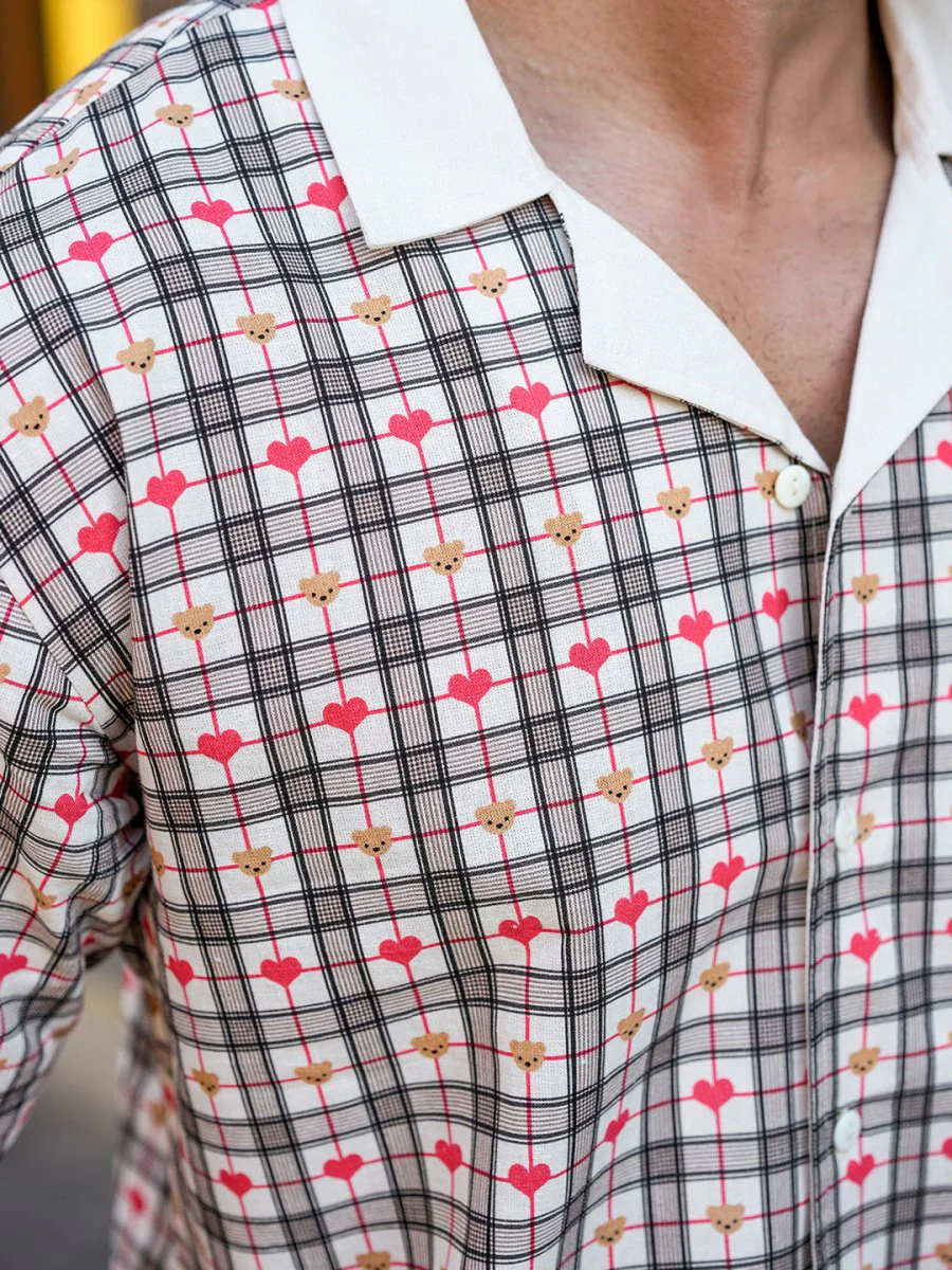 Heart Check Shirt | For Men - Image 5