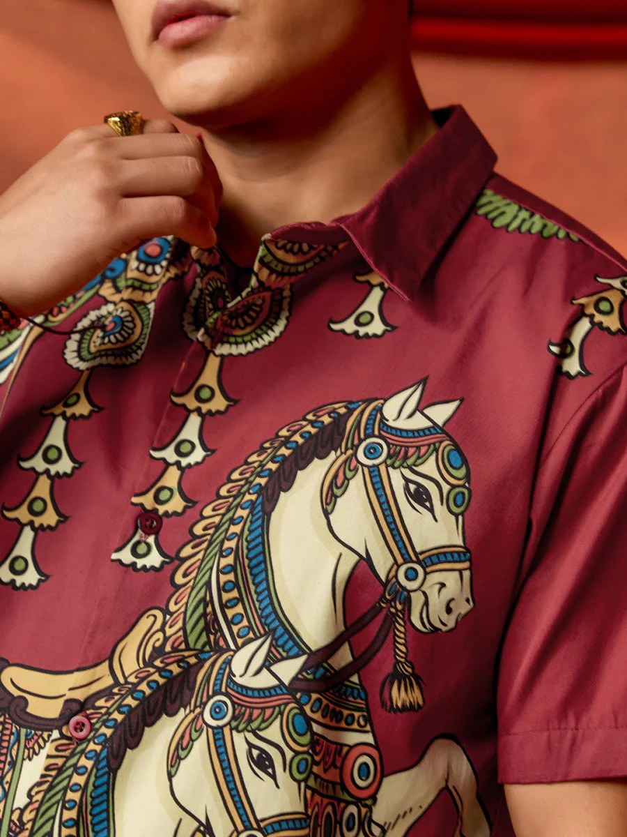 Kalamkari Horse - Image 4