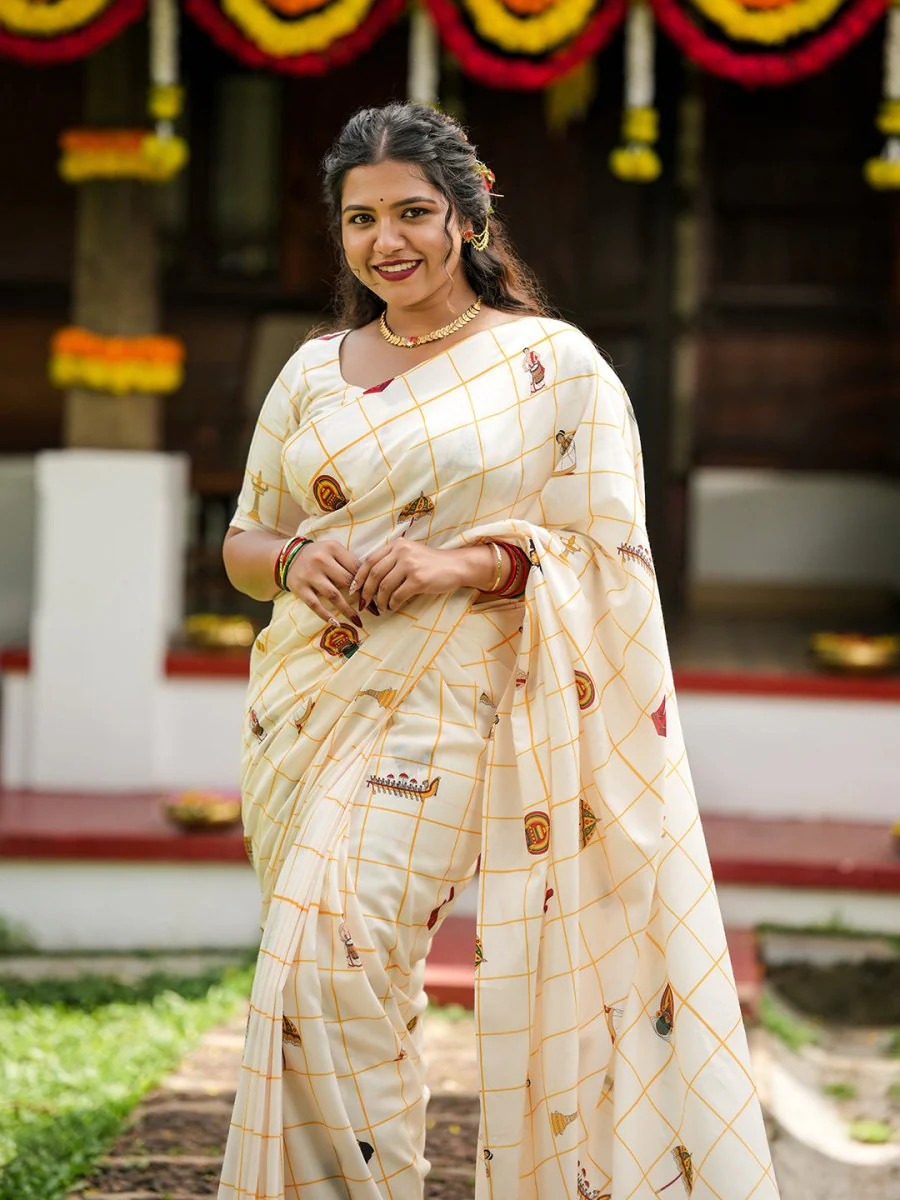 Keralam Icons Saree - Image 5
