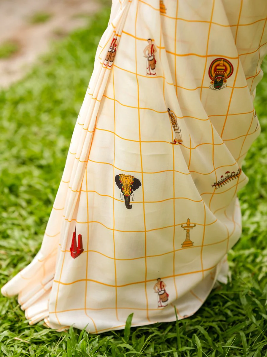 Keralam Icons Saree - Image 6