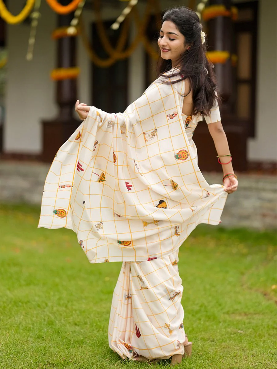 Keralam Icons Saree - Image 7