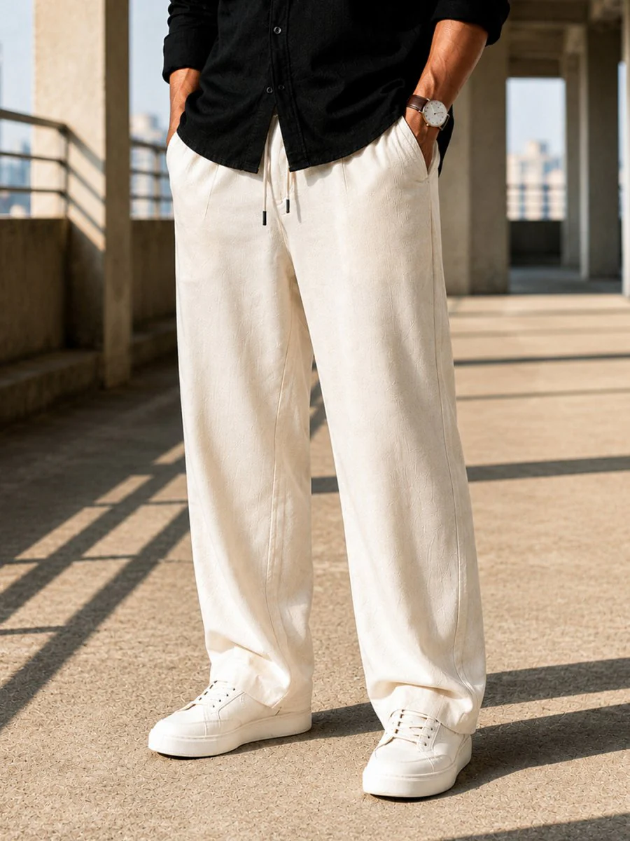 Off White Korean Jogger