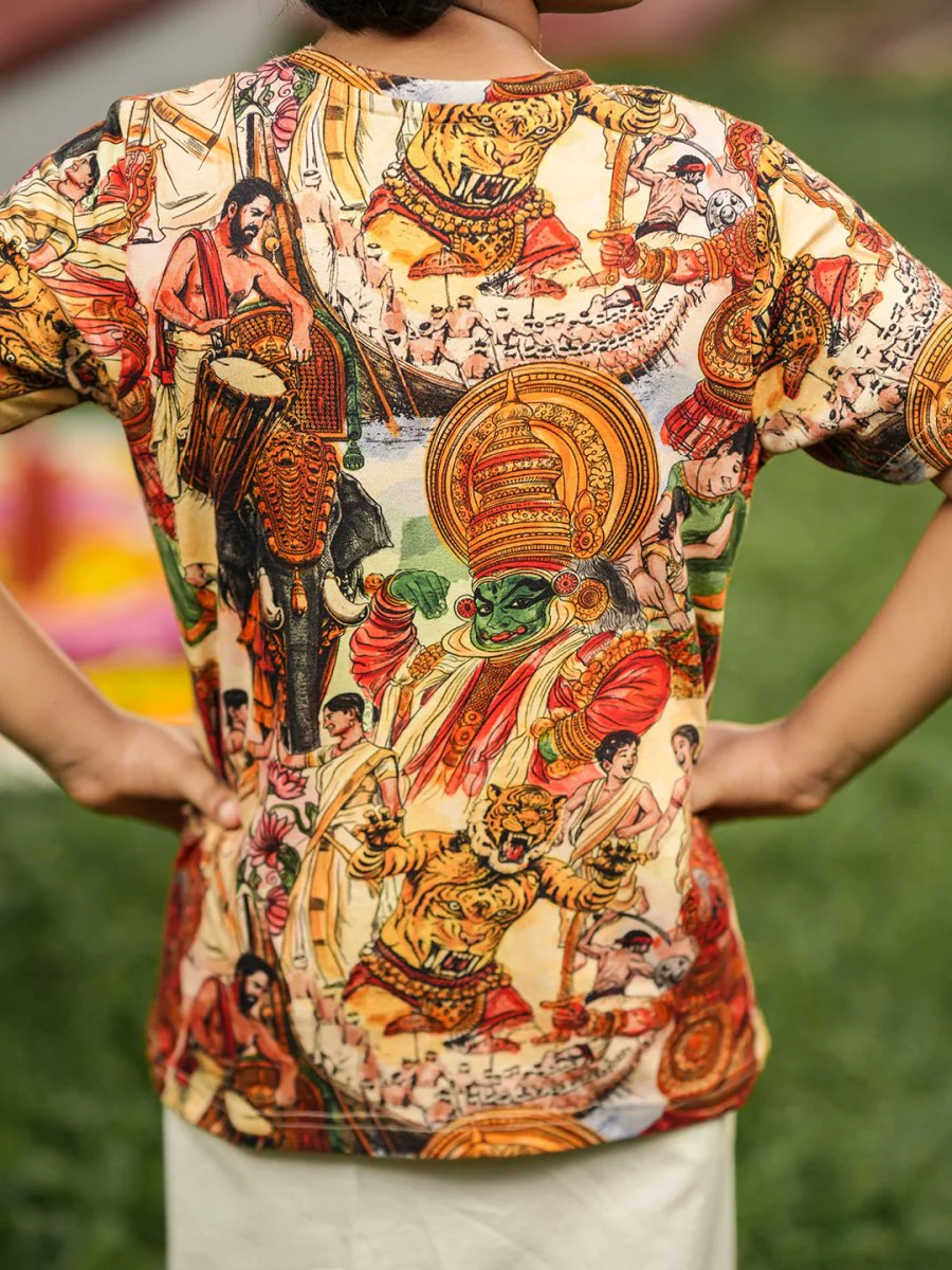 Onam Cultural Kids Tshirt - Image 7