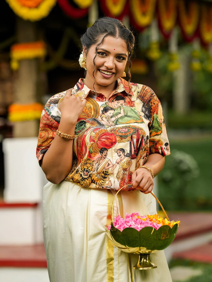 Onam Cultural Shirt Women - Image 4