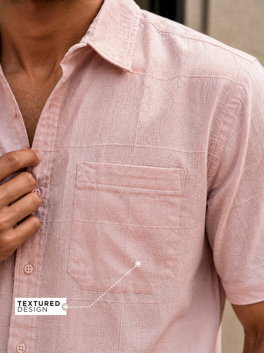 Pink Cotton Shirt - Image 2