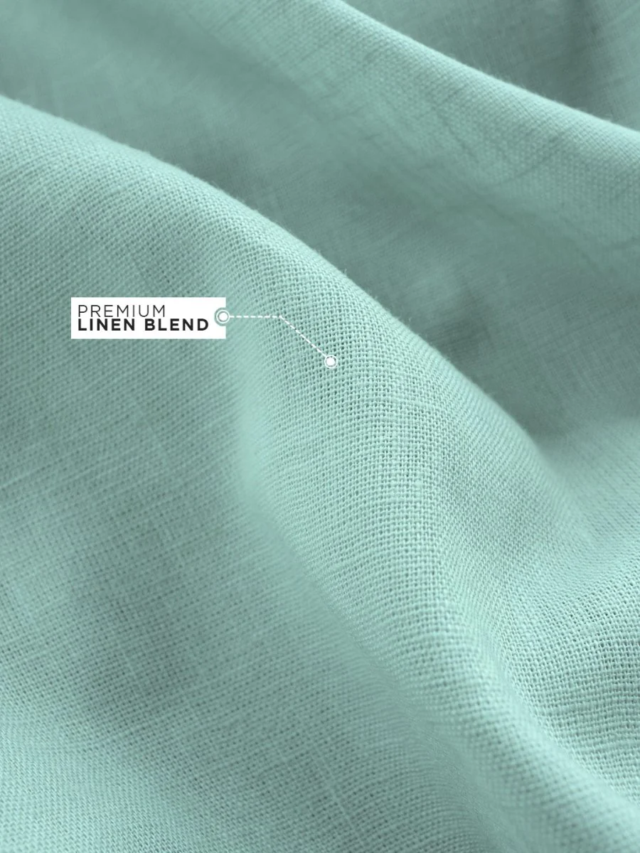 Pista Green Linen Shirt - Image 2