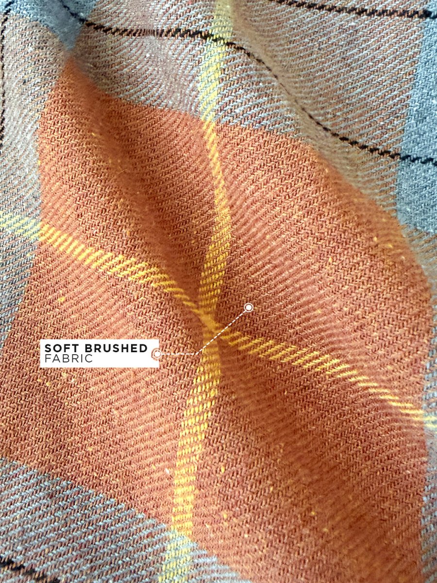 Plaid: Burnt Orange - Image 3