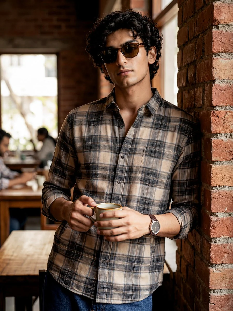 Plaid: Latte - Image 6