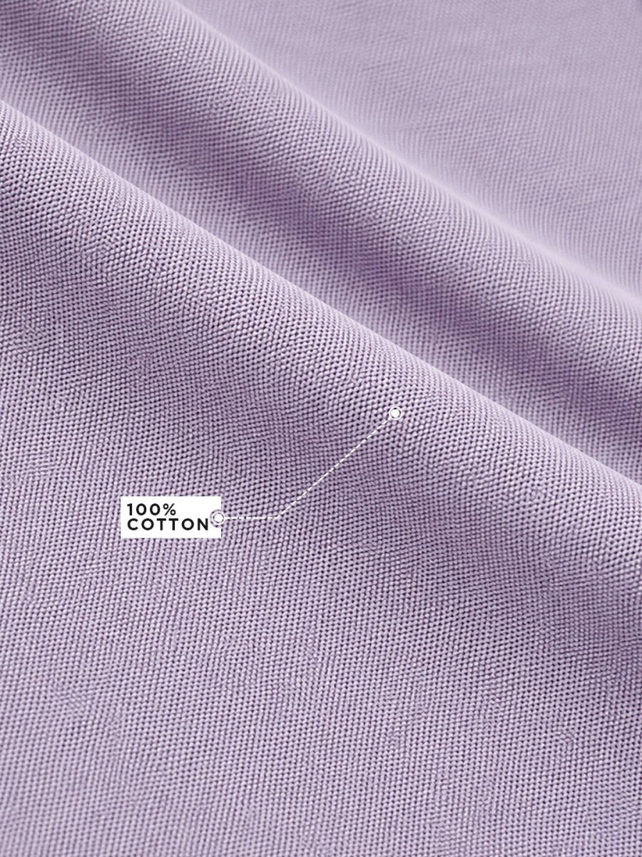 Purple Cotton Shirt - Image 2