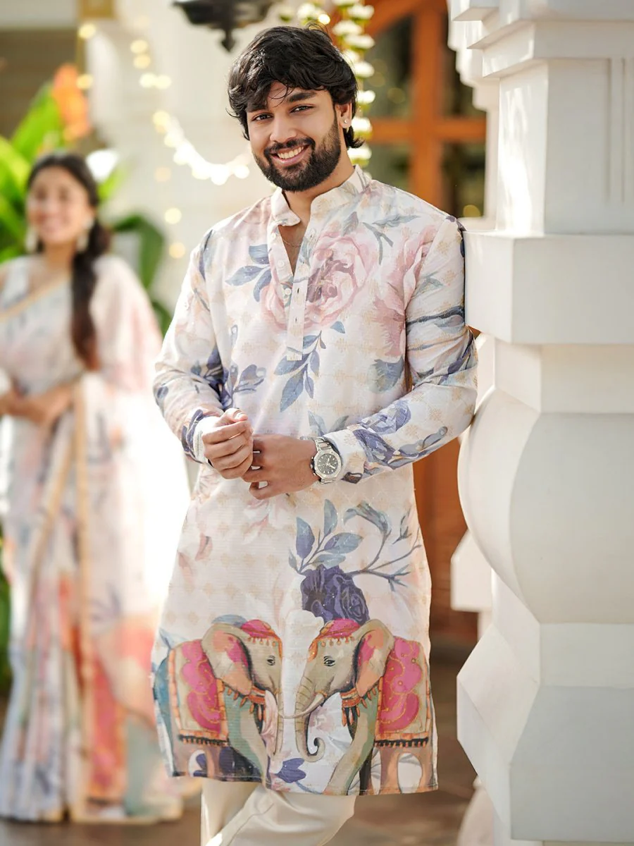 Royal Floral Kurta