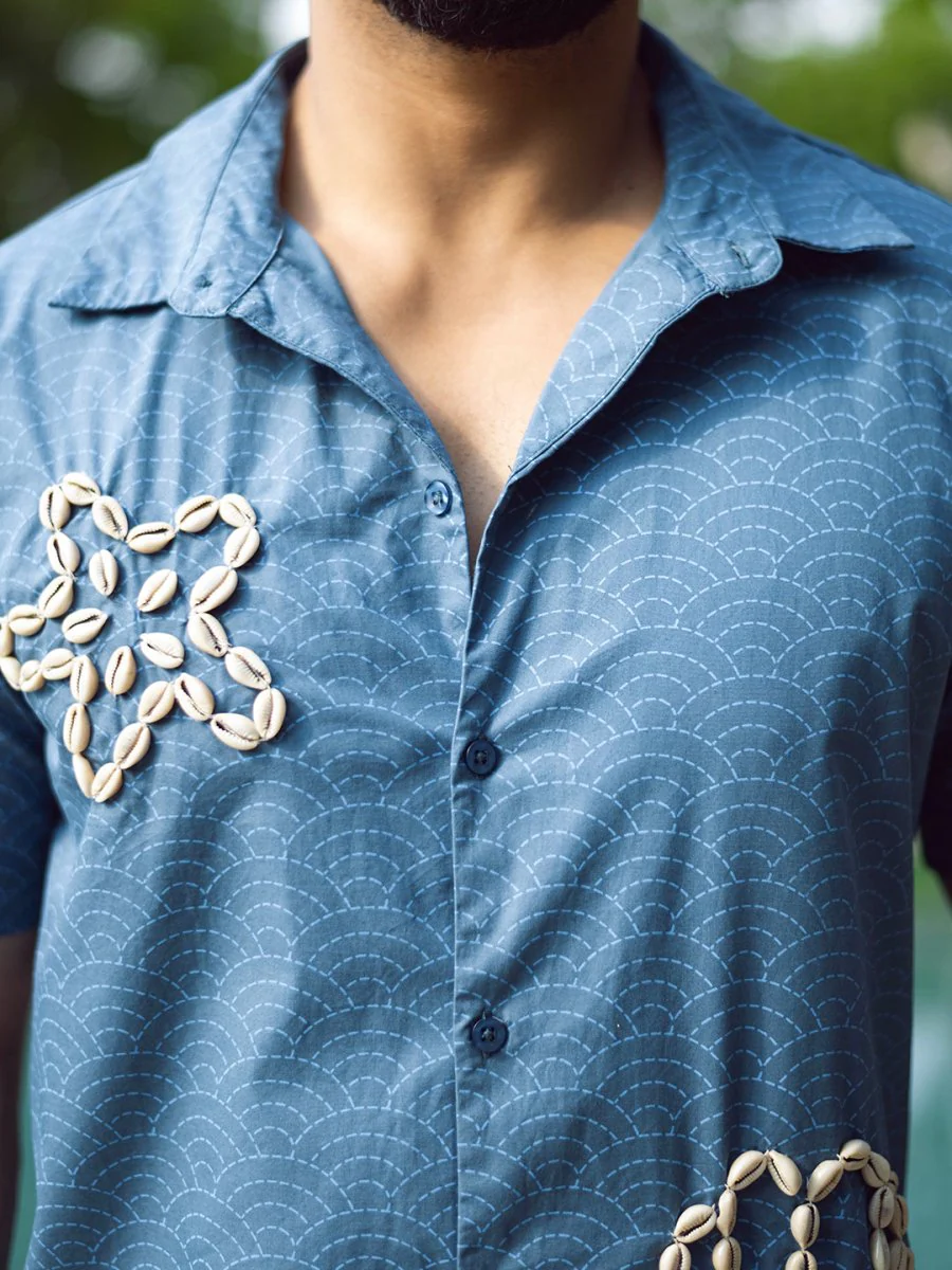 Shell Embroidered Shirt - Image 3