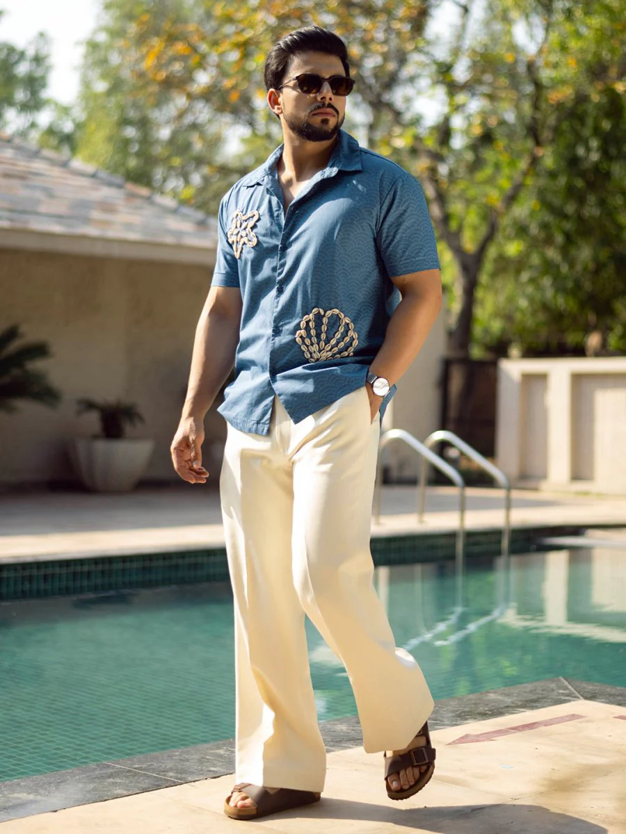 Shell Embroidered Shirt - Image 4