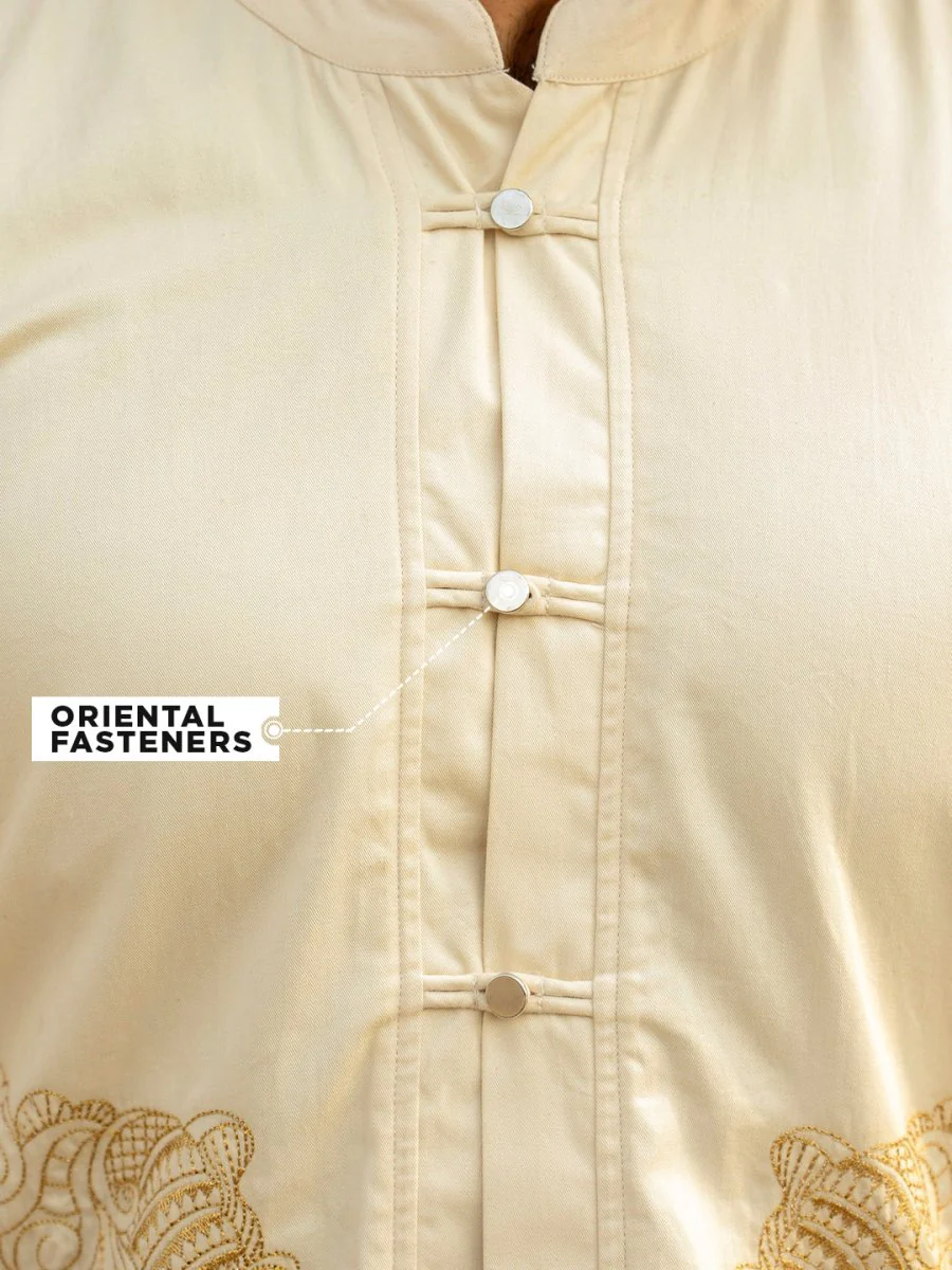 Simha Yali Embroidered Shirt - Image 3