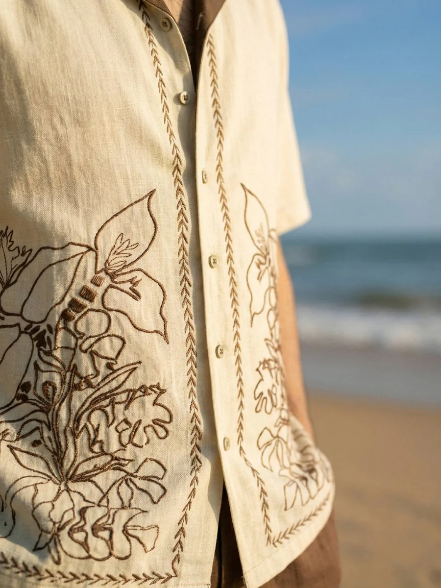 Summer Embroidered Shirt - Image 2