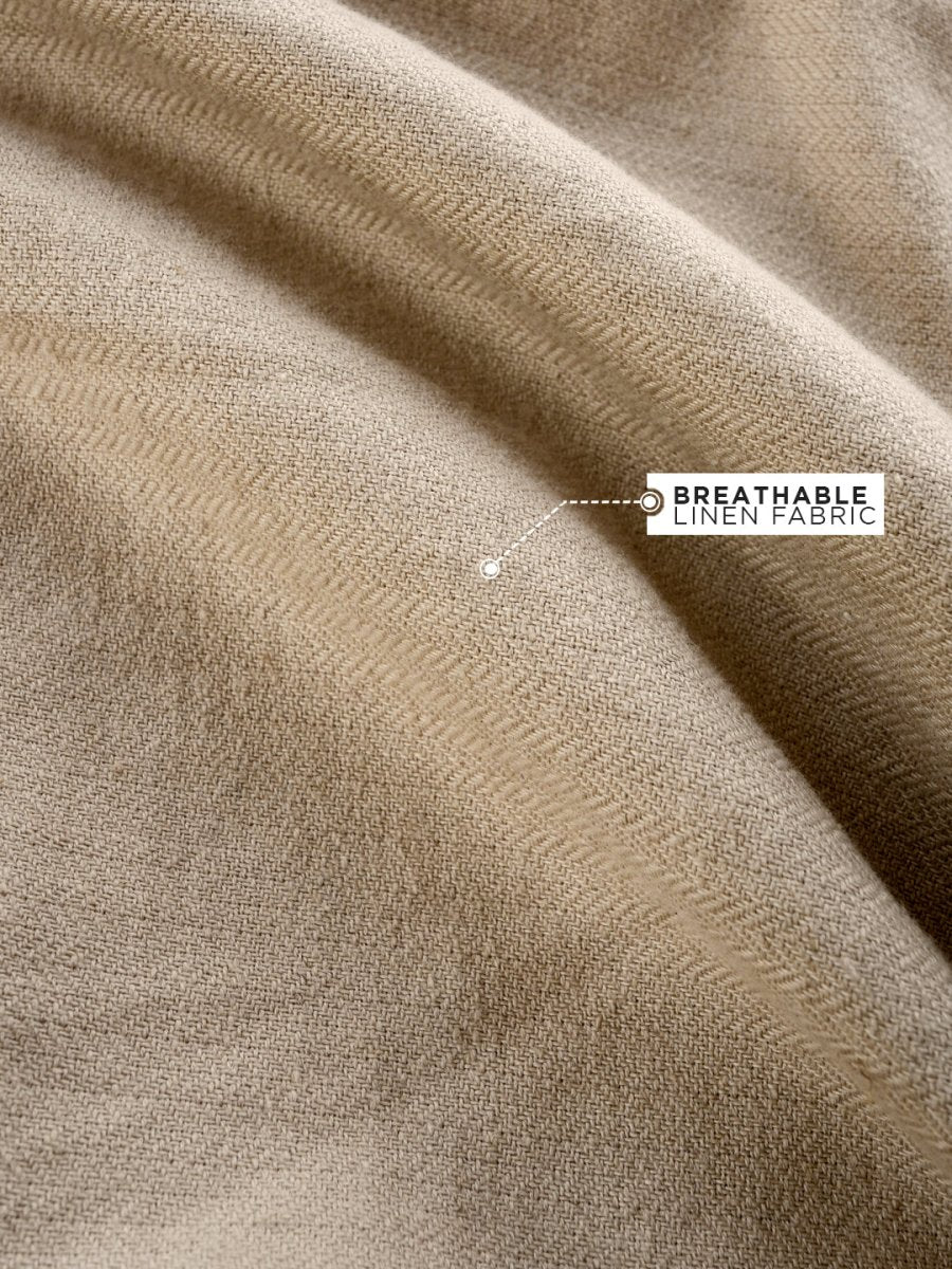 Tan Linen Pant - Image 3