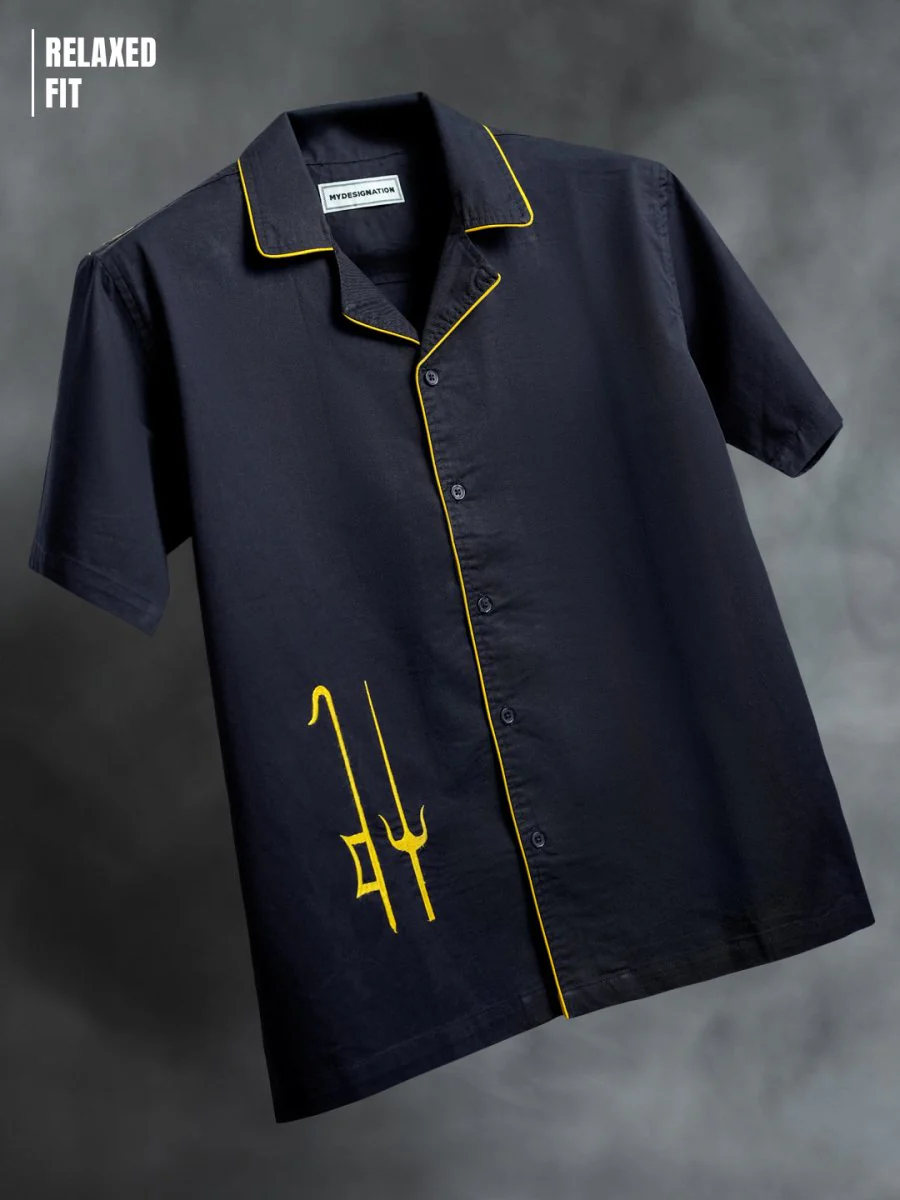 Trident Embroidered Shirt - Image 3