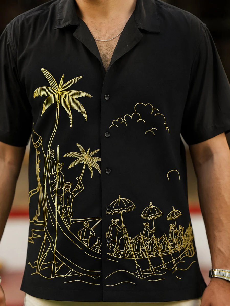 Vallamkali Embroidered Shirt - Image 5