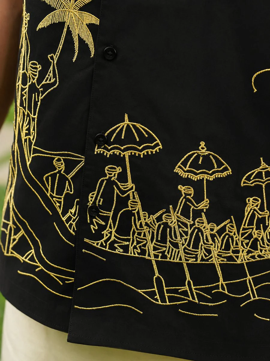 Vallamkali Embroidered Shirt - Image 6