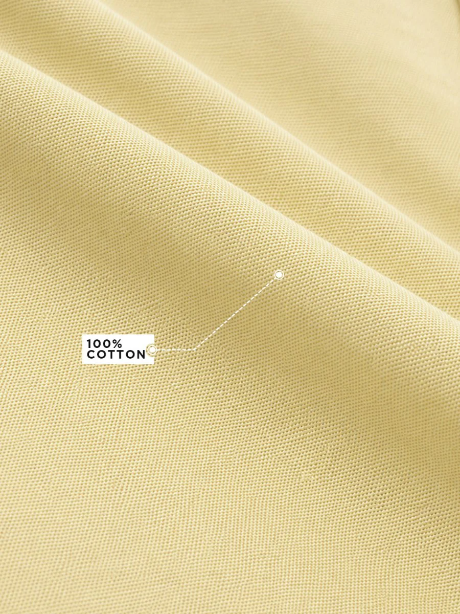 Yellow Cotton Shirt - Image 2