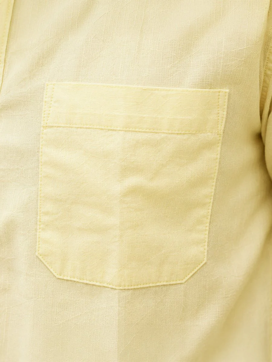 Yellow Cotton Shirt - Image 4